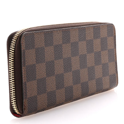 Louis Vuitton Damier Ebene Clemence Wallet Cherry 3 of 6