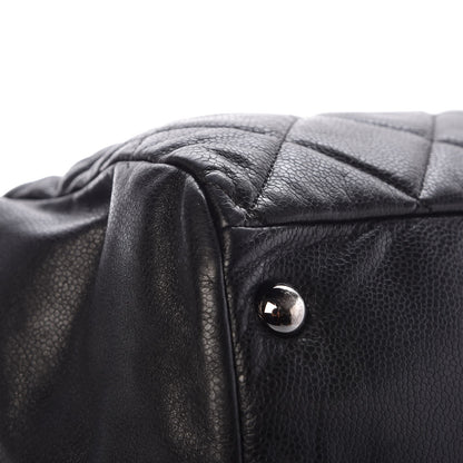 Chanel Soft Caviar Quilted Large Cells Tote Black 8 of 12