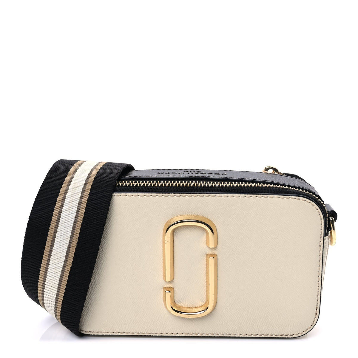 Marc Jacobs Saffiano Small Snapshot Camera Bag Cloud White Multicolor 6 of 8