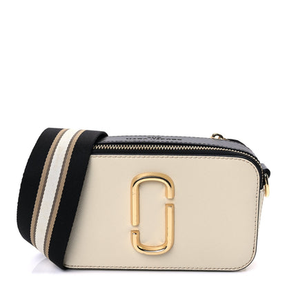 Marc Jacobs Saffiano Small Snapshot Camera Bag Cloud White Multicolor 6 of 8