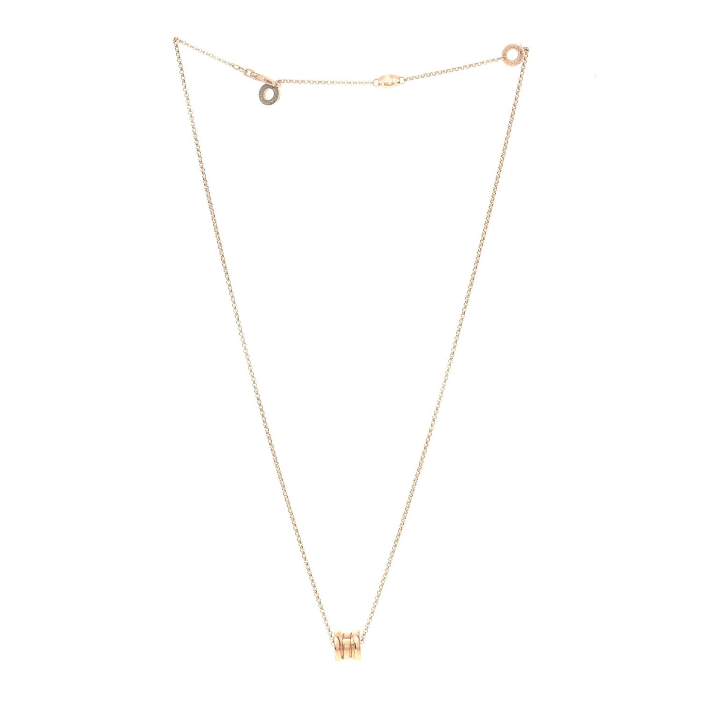 18K Rose Gold B.Zero1 Pendant Necklace