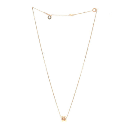 Bvlgari 18K Rose Gold B.Zero1 Pendant Necklace 1 of 6