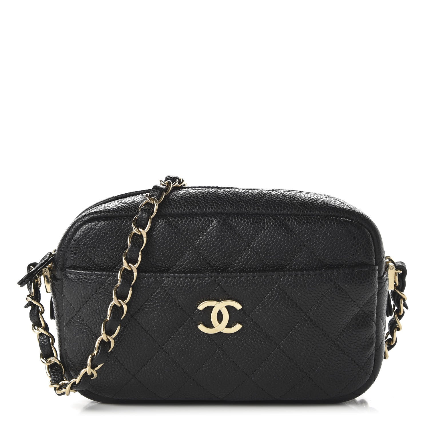 Chanel Caviar Quilted Camera Case Black 1 of 10