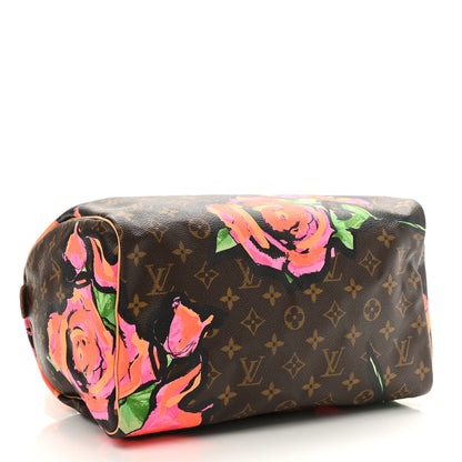 Louis Vuitton Monogram Roses Speedy 30 4 of 11
