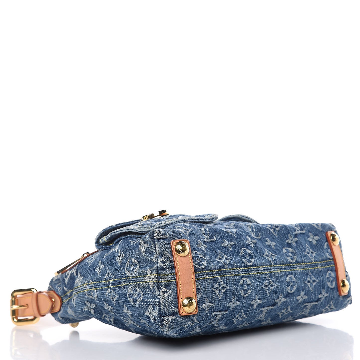 Monogram Denim Baggy PM Blue