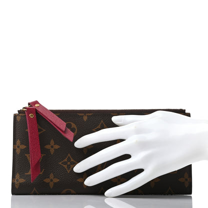 Louis Vuitton Monogram Adele Wallet Fuchsia 2 of 7