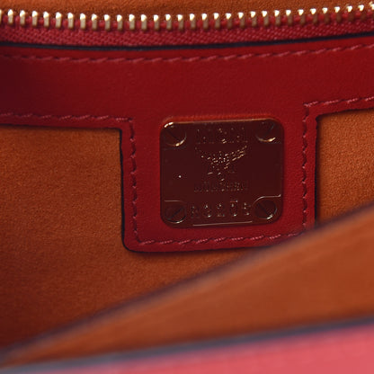 MCM Calfskin Patricia Crossbody Bag Red 6 of 12