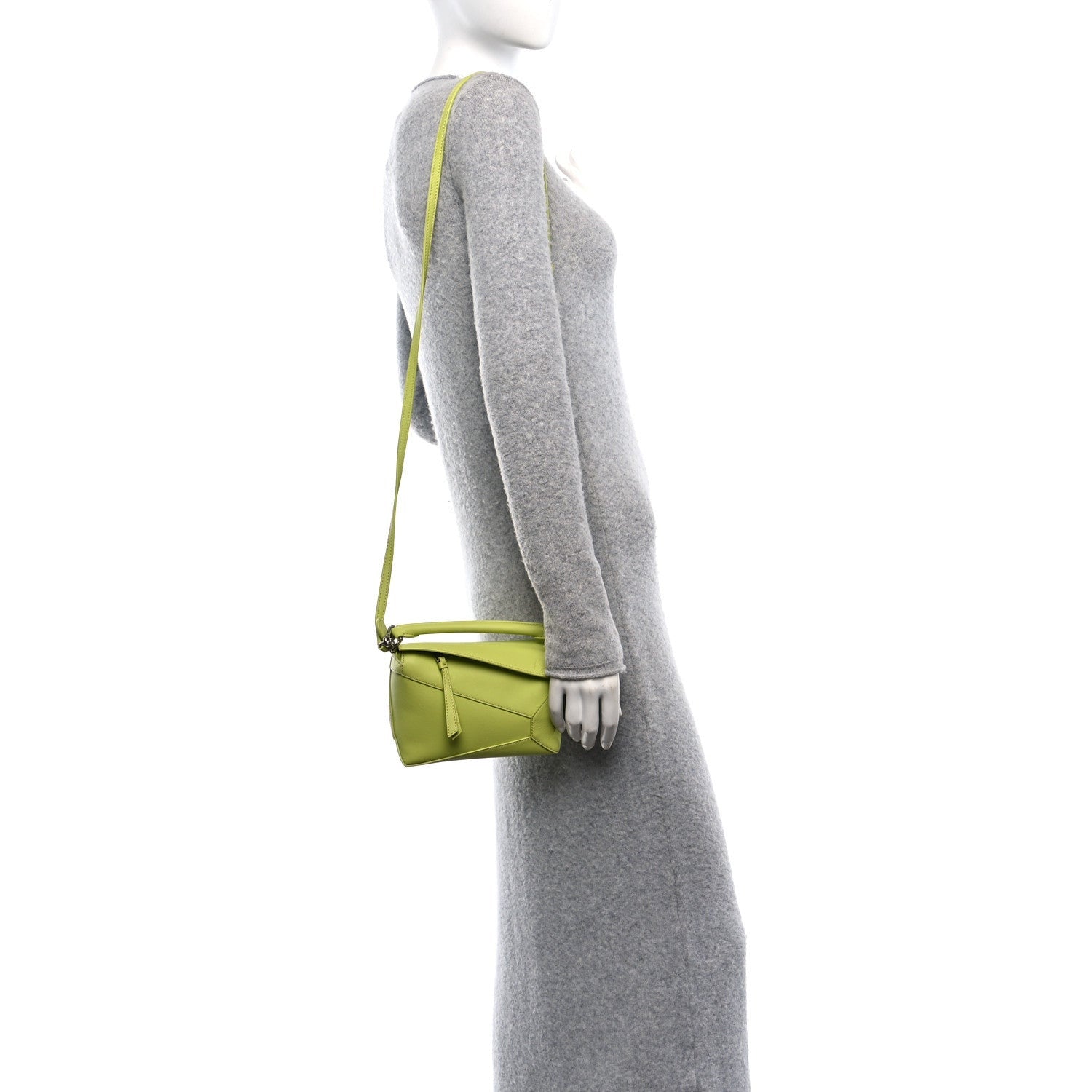 Loewe Calfskin Mini Puzzle Edge Bag Anise 2 of 7