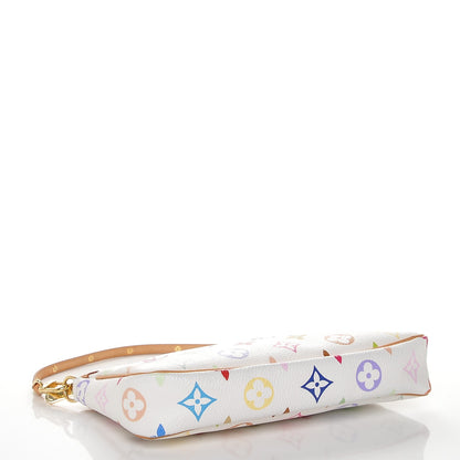 Louis Vuitton Monogram Multicolor Pochette Accessories White 4 of 6