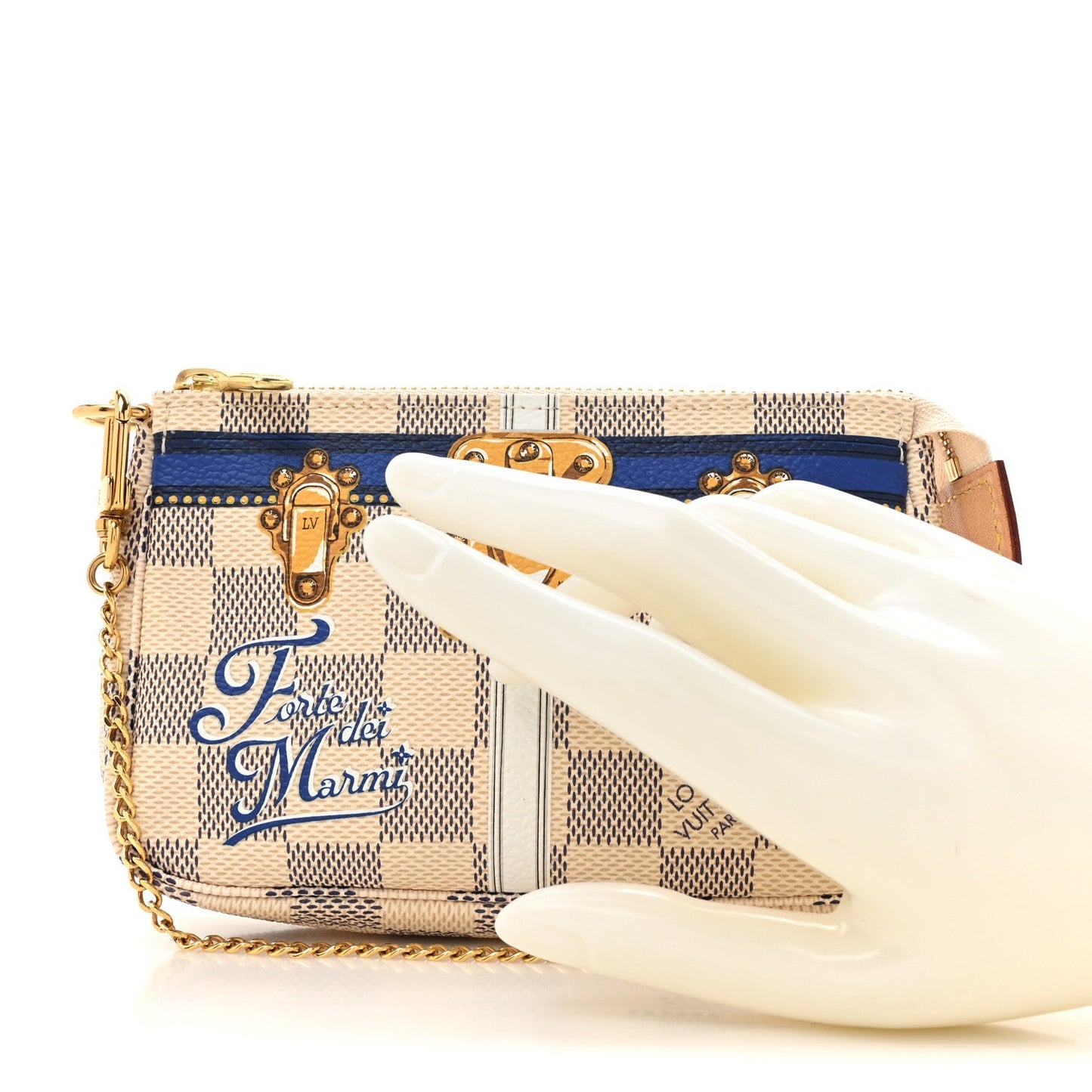 Damier Azur Summer Trunks Forte Dei Marmi Mini Pochette Accessories