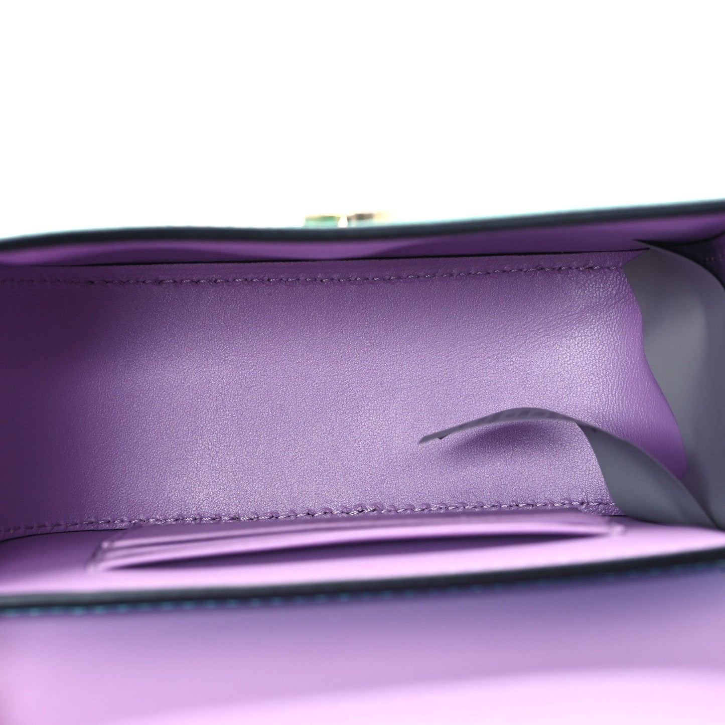 Calfskin Mini La Medusa Bag Turquoise