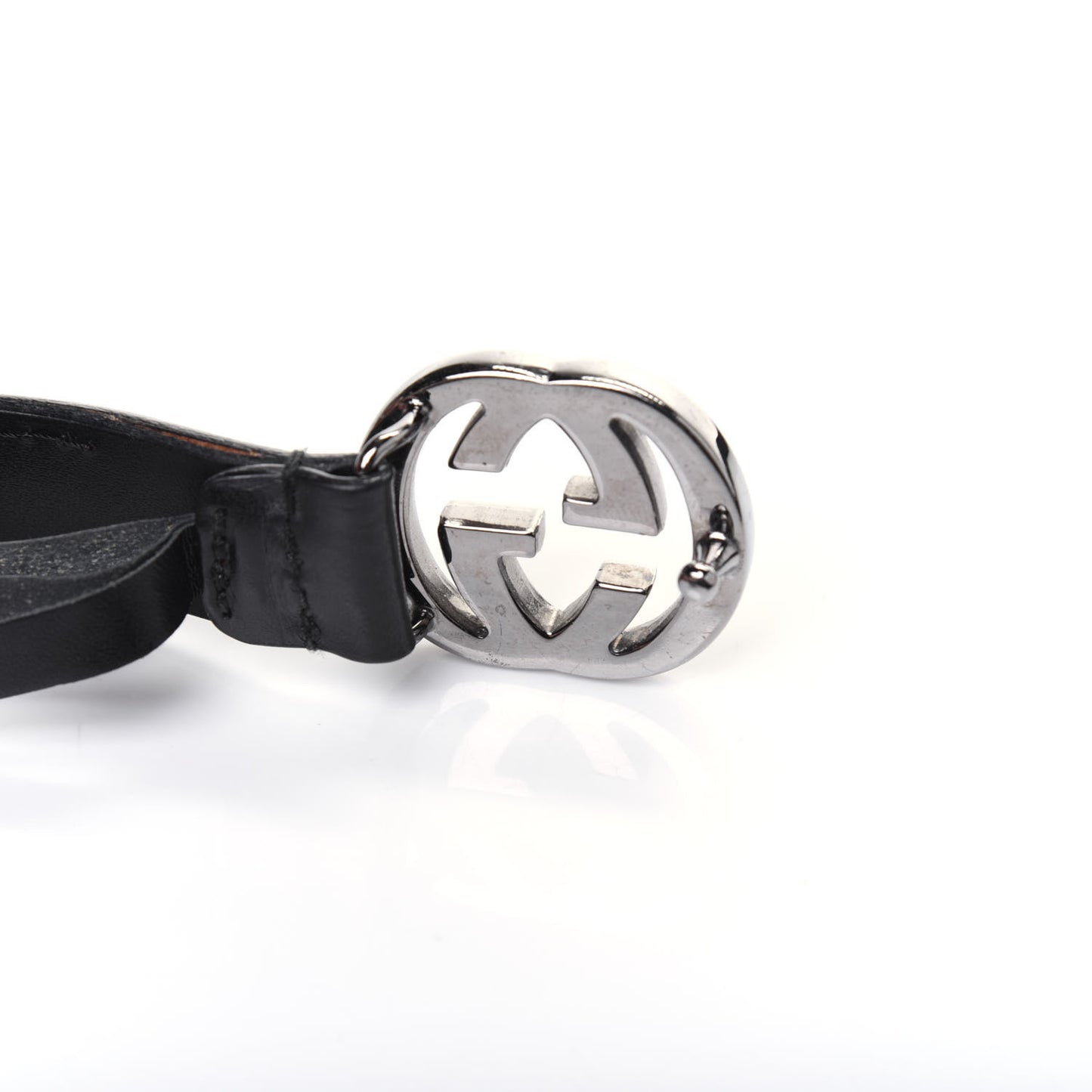 Calfskin Interlocking G Belt 75 30 Black