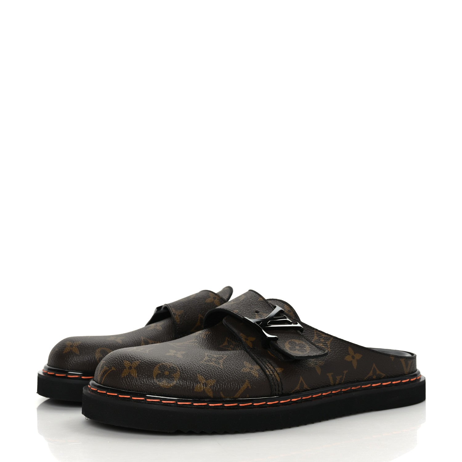 Louis Vuitton Monogram LV Easy Mule Mens 7 Black 3 of 7