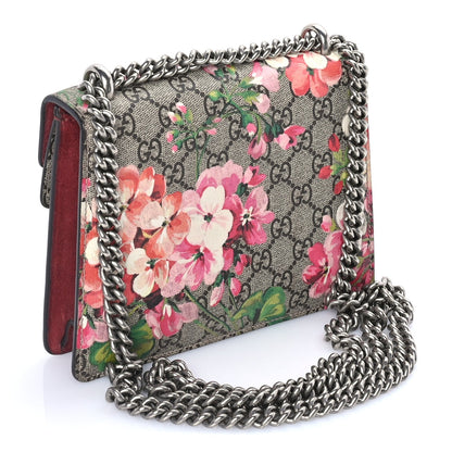 Gucci GG Supreme Monogram Blooms Mini Dionysus Shoulder Bag Beige Multicolor Dry Rose 2 of 8