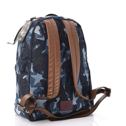 Valentino Garavani Denim Camustars Backpack Blue 3 of 7