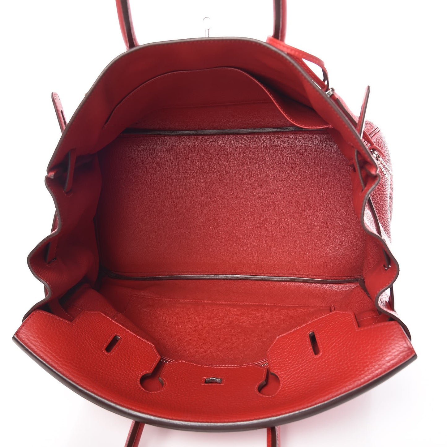 Taurillon Clemence Birkin 35 Rouge Casaque