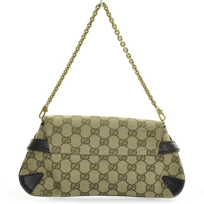 Gucci Monogram Horsebit Clutch Ebony 4 of 8