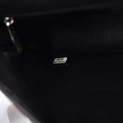 Chanel Shearling Lambskin Medium 100% Flap Black 8 of 10