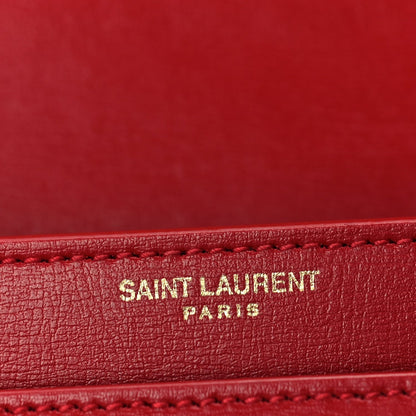 Saint Laurent Calfskin Medium Monogram Sunset Rouge Eros 5 of 8