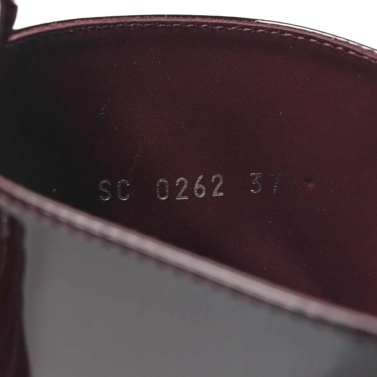 Louis Vuitton Patent Territory Ranger Boots 37.5 Bordeaux 8 of 8