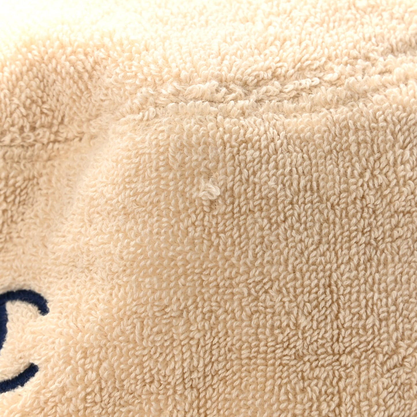 Terry Cloth CC Bucket Hat M Ecru