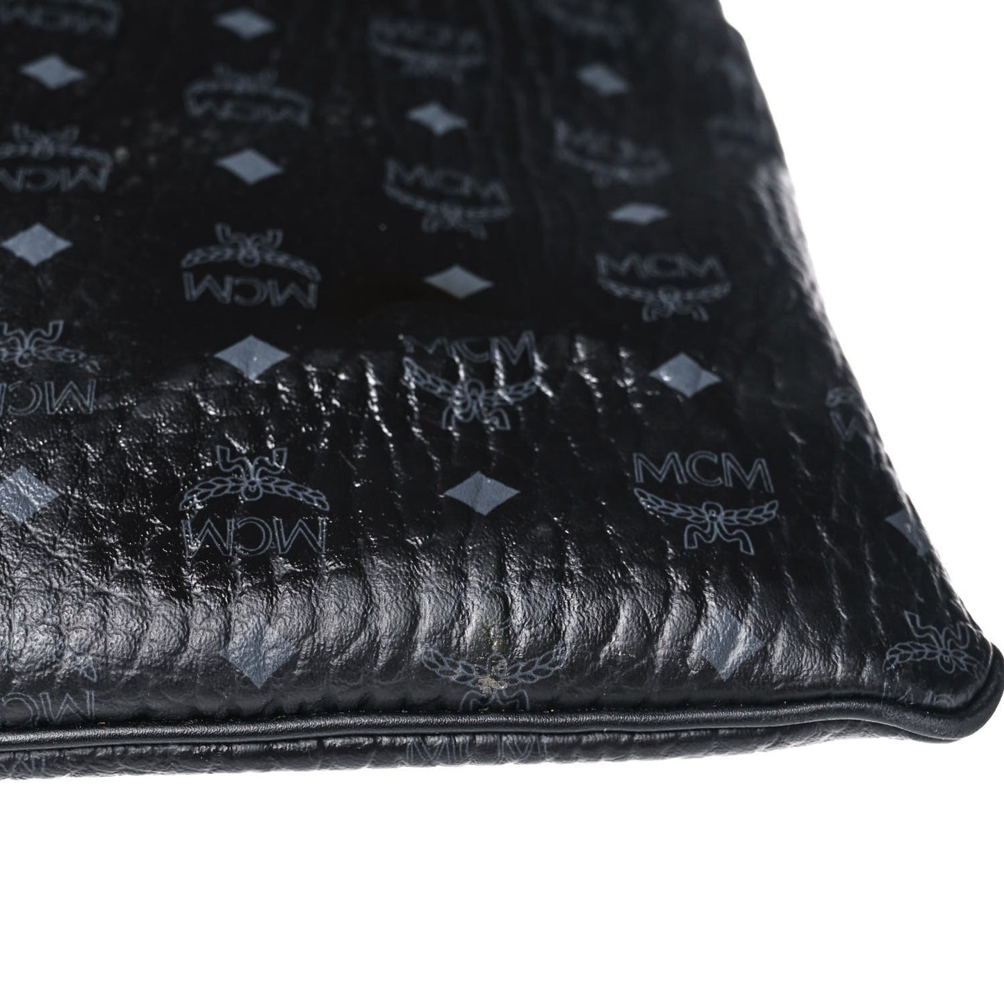 Visetos Medium Crossbody Pouch Black