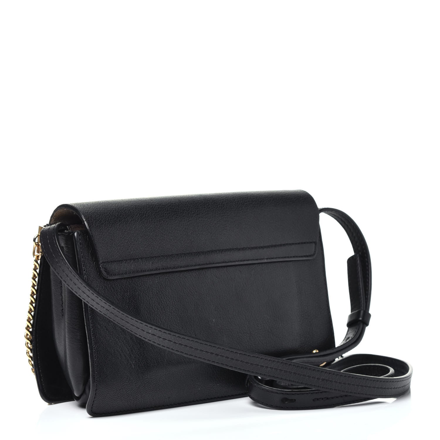 Chloe Goatskin Small Faye Shoulder Bag Black 3 of 9