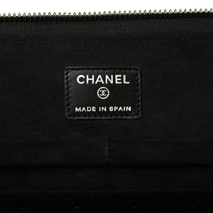 Chanel Lambskin Quilted Large Jewelry Case Black 5 of 6