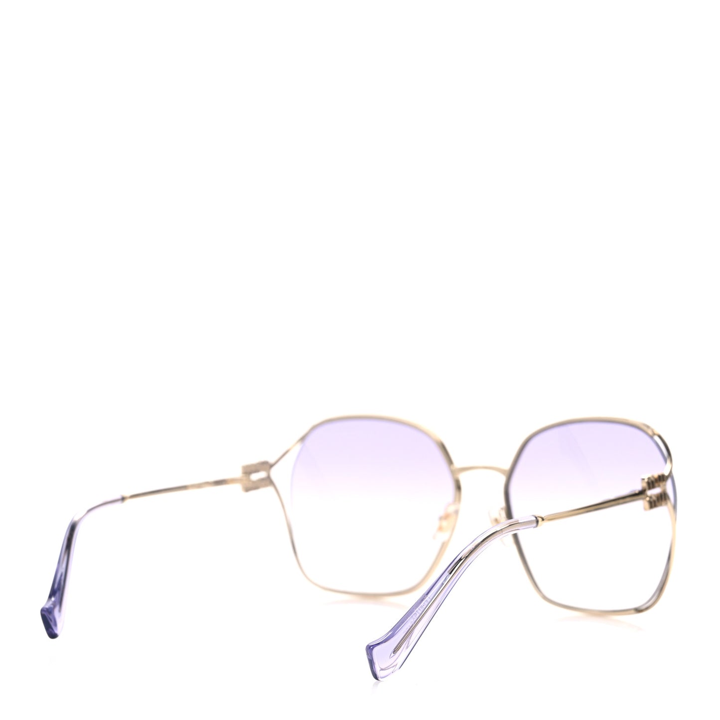 Metal Sunglasses SMU52W Gold Blue
