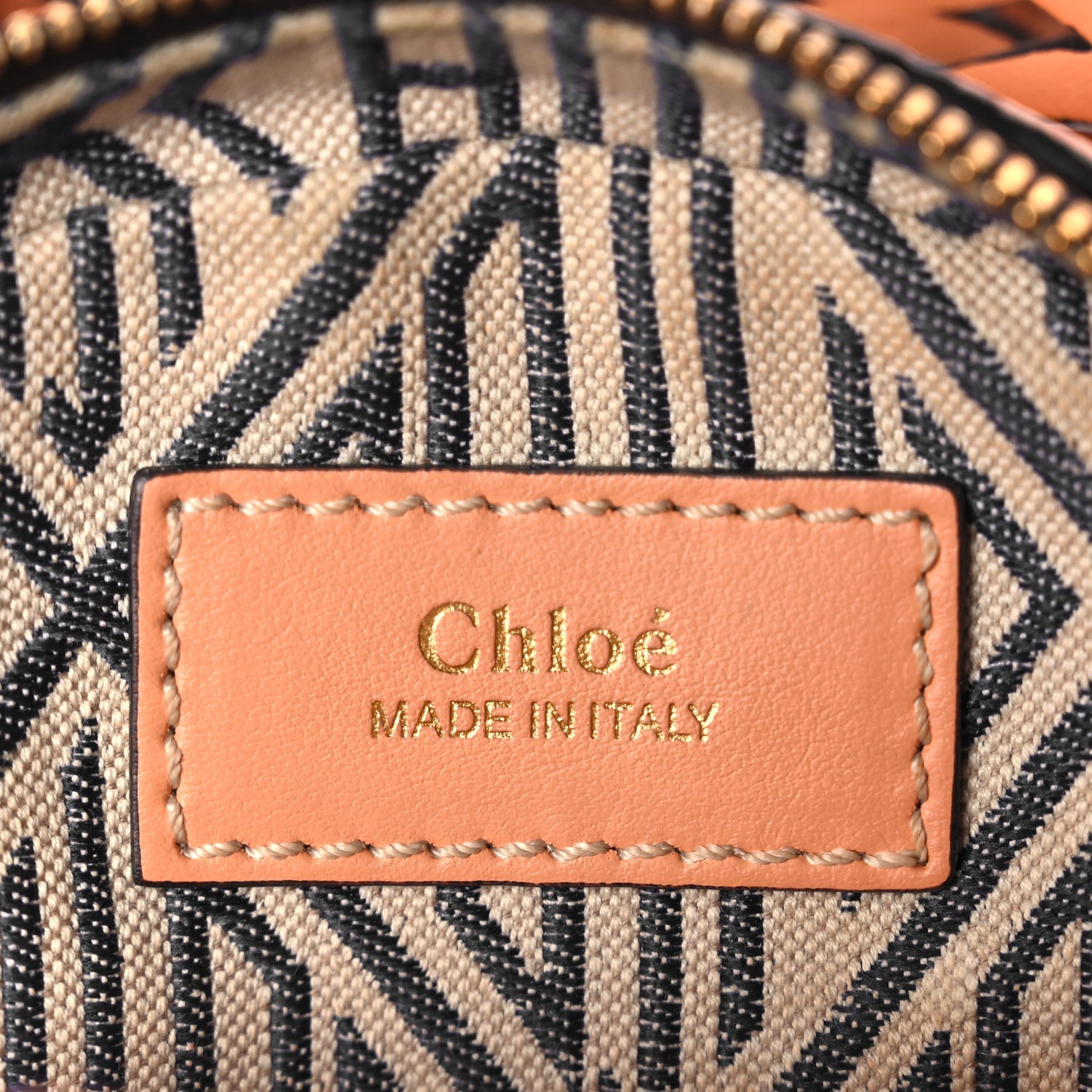 Chloe Grained Shiny Calfskin Mini Round Daria Bag Peach Bloom 5 of 9
