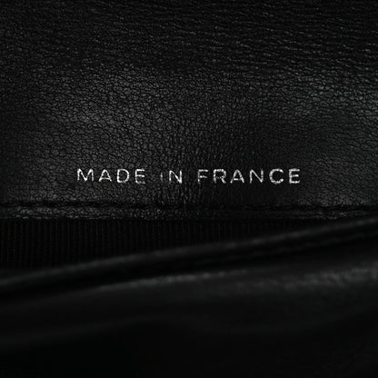 Chanel Lambskin Quilted Large Flap Wallet Black 7 of 7
