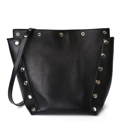 Mulberry Calfskin Studded Camden Bucket Black 1 of 8