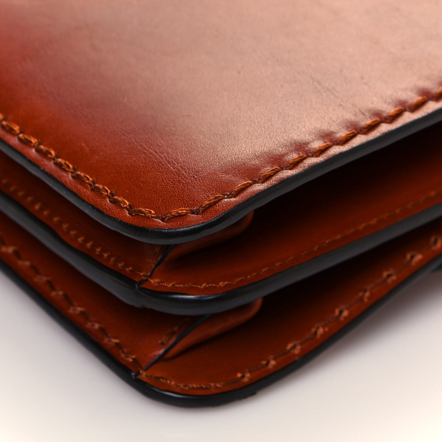 Calfskin Louise Shoulder Bag Brown