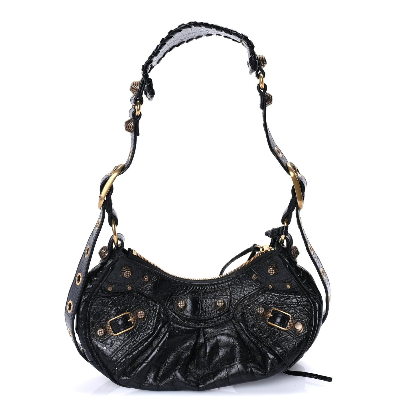 Agneau Arena Le Cagole Shoulder Bag XS Black