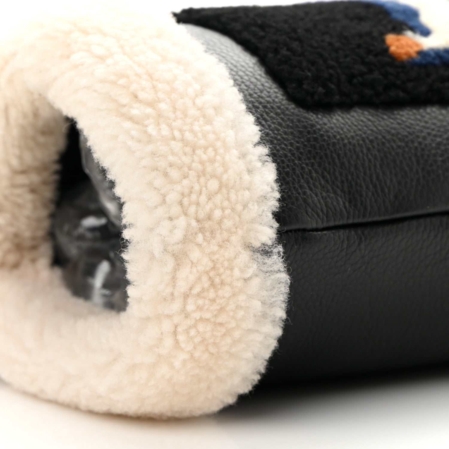 Louis Vuitton Calfskin Monogram Teddy Muffle Black 9 of 12