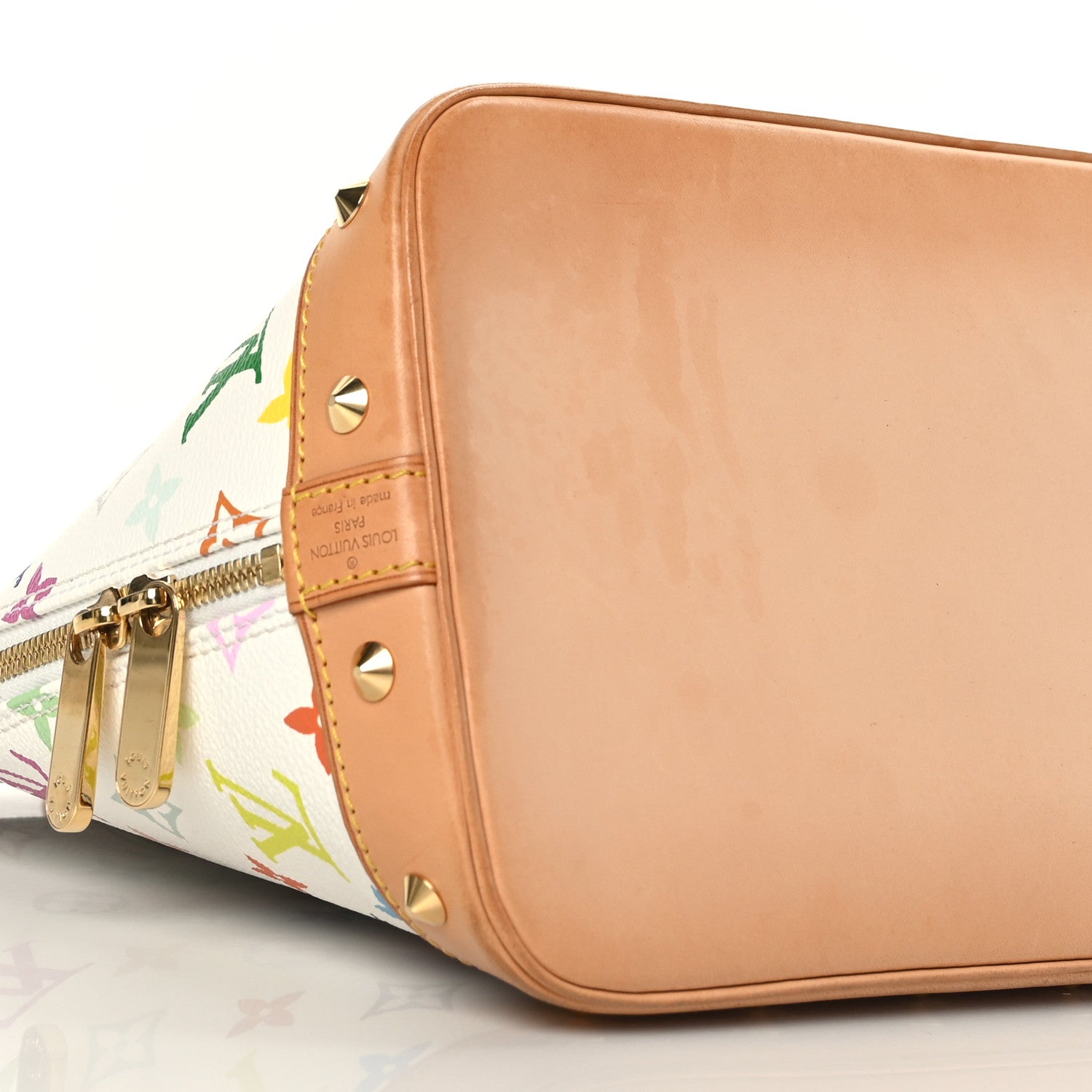 Louis Vuitton Monogram Multicolor Alma White 8 of 9