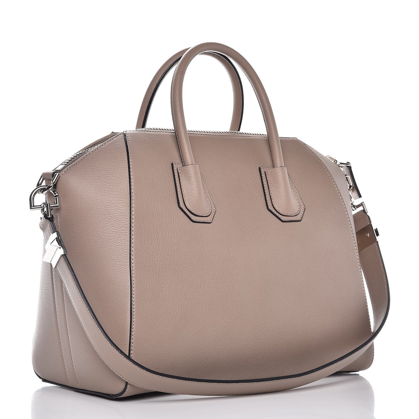 Sugar Goatskin Medium Antigona Mastic