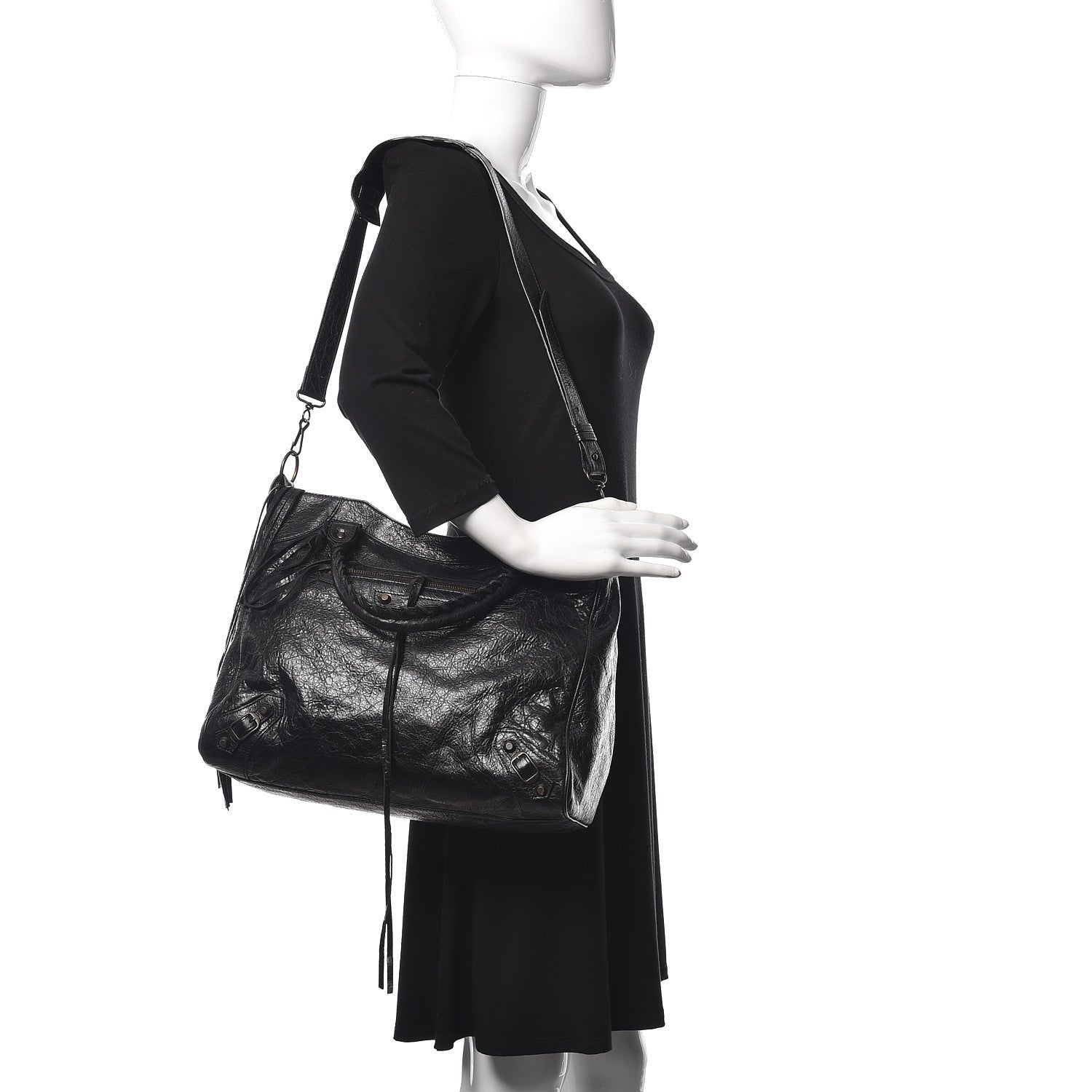 Balenciaga Agneau Classic Hardware Velo Black 2 of 10