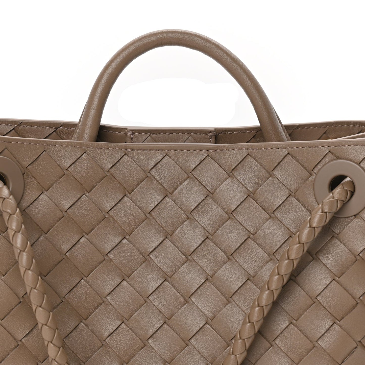 Nappa Intrecciato Small Andiamo Shoulder Bag Pinecone
