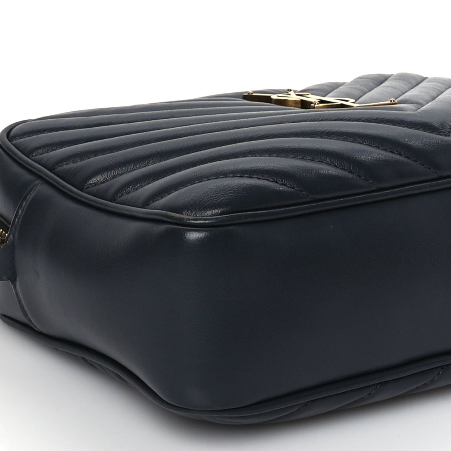 Calfskin Matelasse Monogram Lou Camera Bag  Navy
