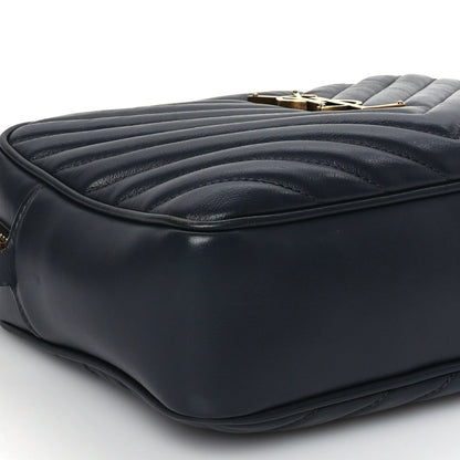 Saint Laurent Calfskin Matelasse Monogram Lou Camera Bag  Navy 7 of 8