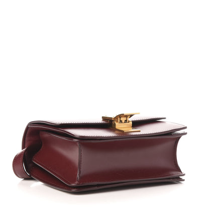 Celine Box Calfskin Small Classic Box Flap Bag Burgundy 4 of 11