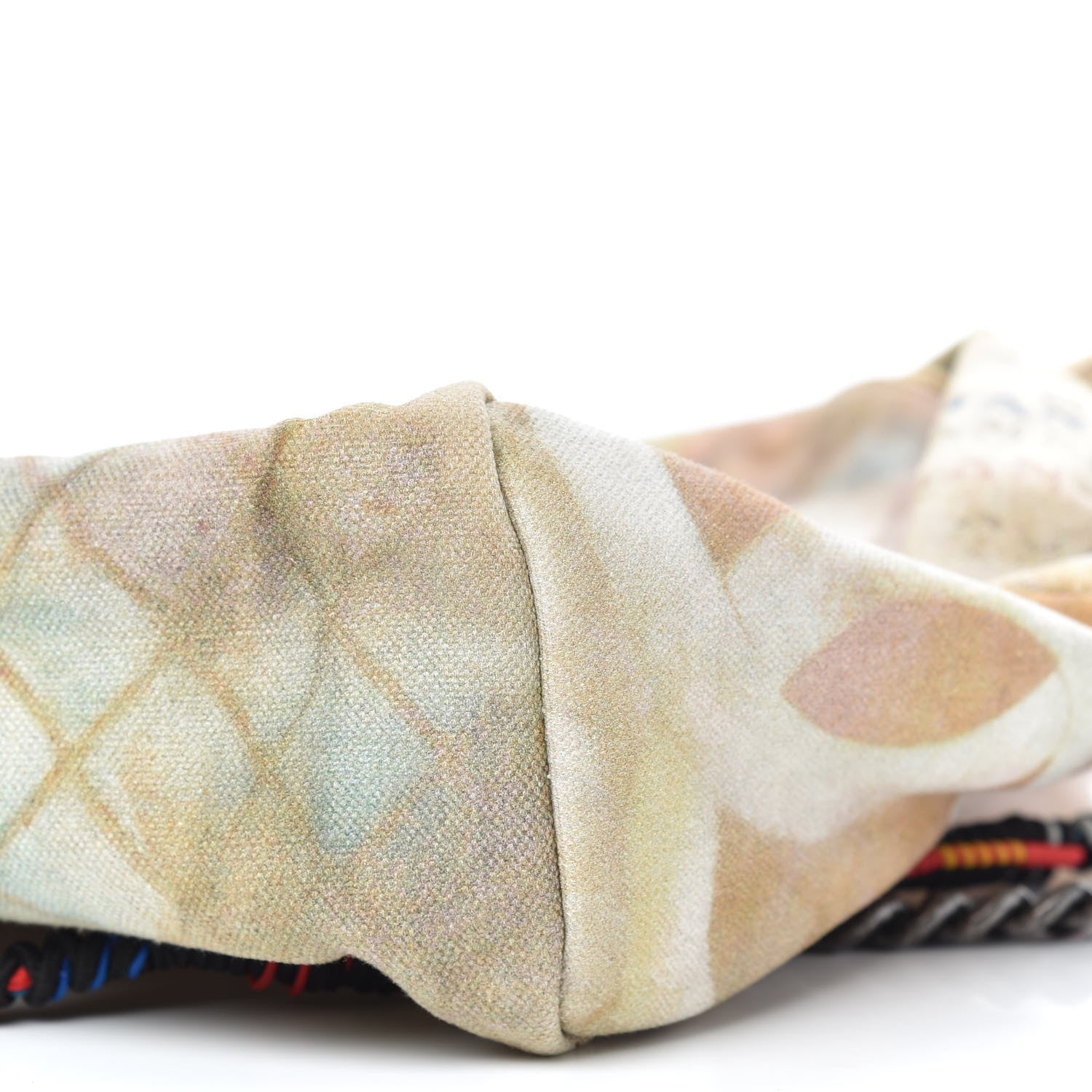 Chanel Graffiti Printed Canvas Medium Backpack Beige 5 of 7