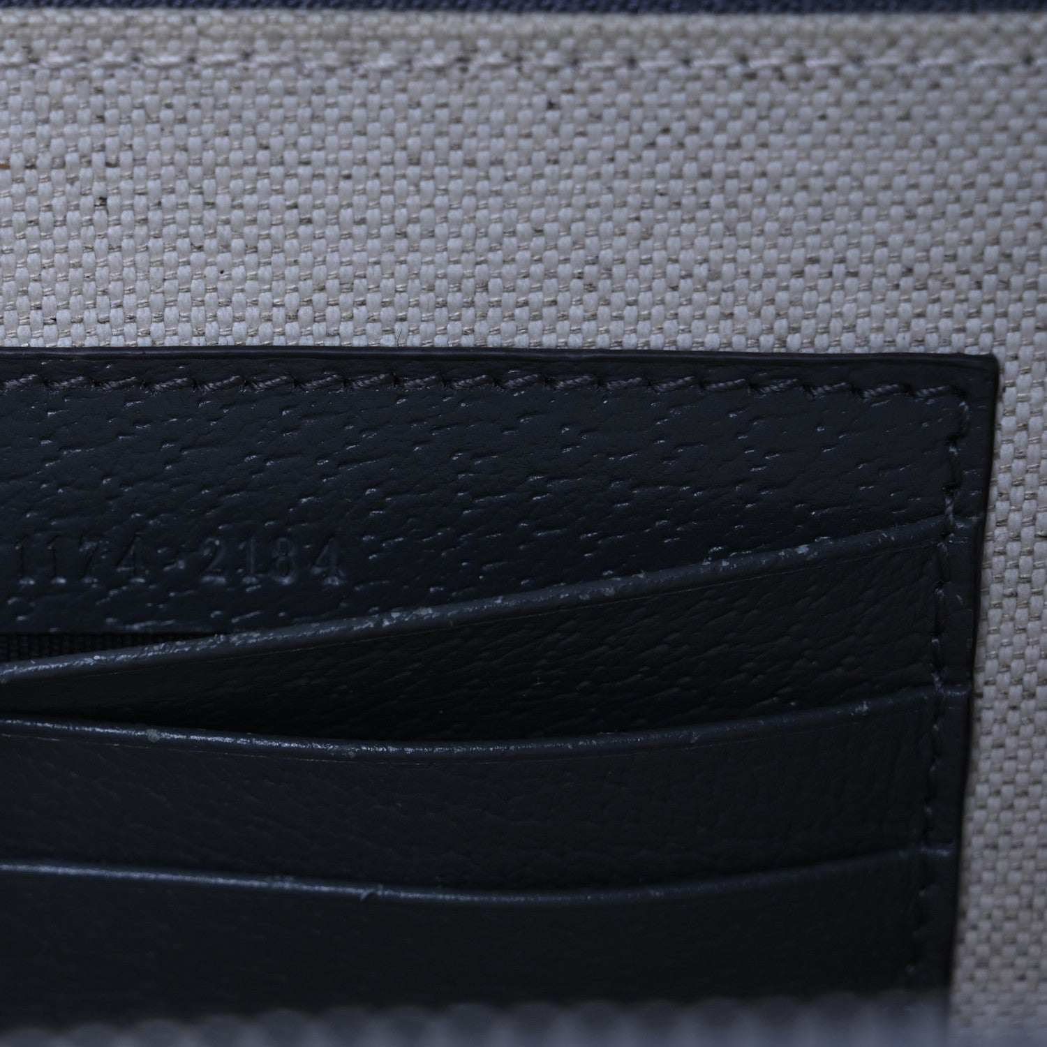 Gucci GG Supreme Monogram Textured Dollar Calfskin Small Ophidia Top Handle Shoulder Grey Black Graphite Grey 7 of 7