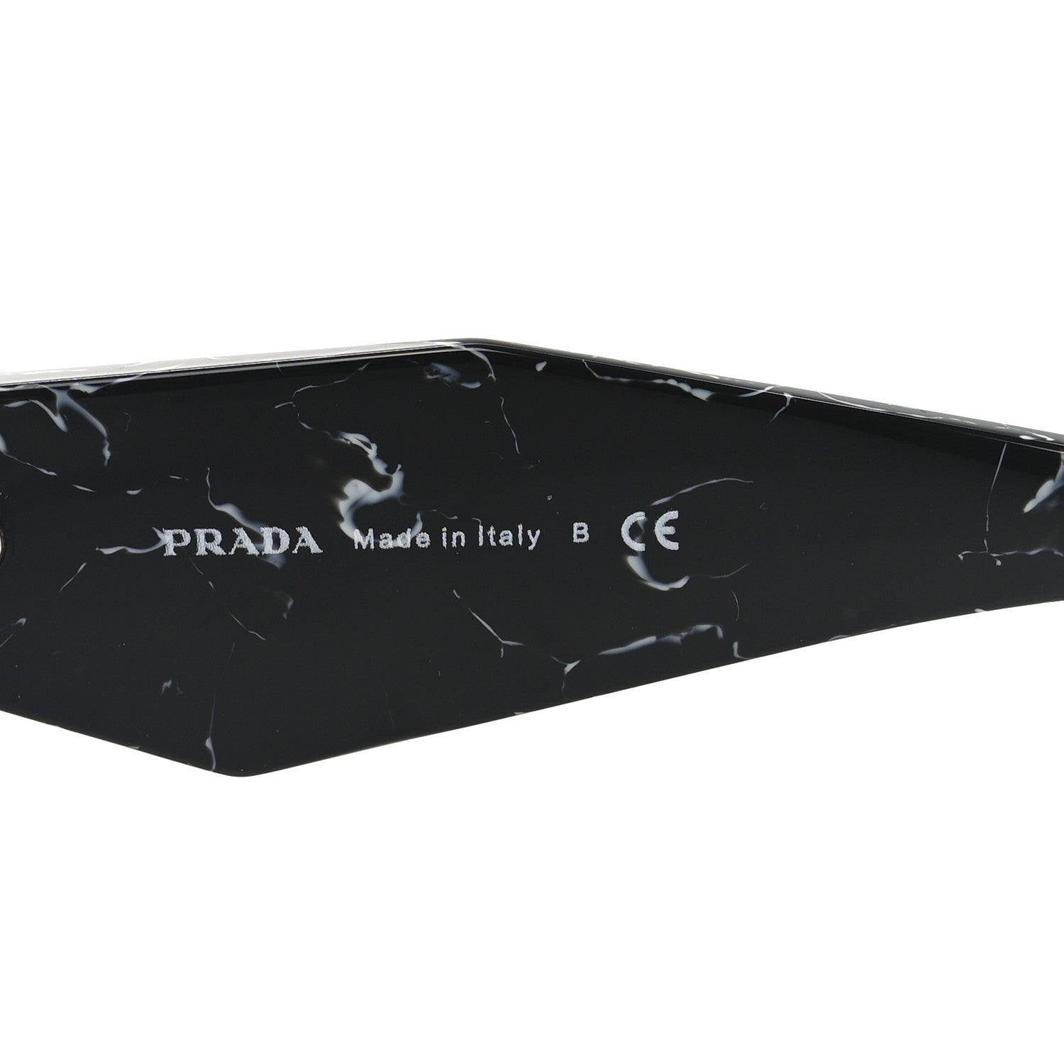 Prada Acetate Symbole Sunglasses SPR 08Y Havana Black White 5 of 7