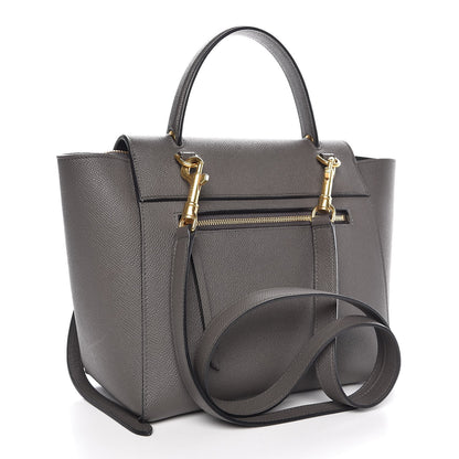 Celine Grained Calfskin Micro Belt Bag Grey 5 of 9