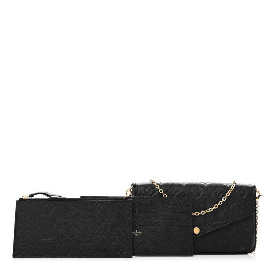 Empreinte Pochette Felicie Chain Wallet  Black