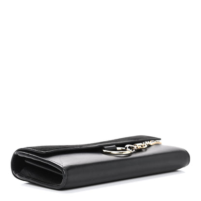 Chloe Suede Calfskin Faye Wallet Black 3 of 6
