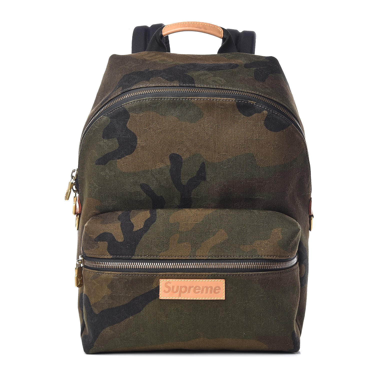 Louis Vuitton X SUPREME Canvas Camouflage Apollo Backpack 1 of 14