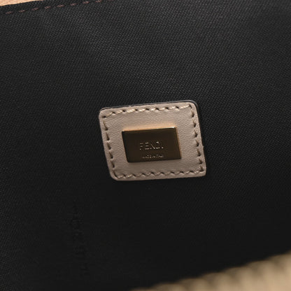 Fendi Vitello King Logo Embossed Large Flat Pouch Poudre 6 of 7